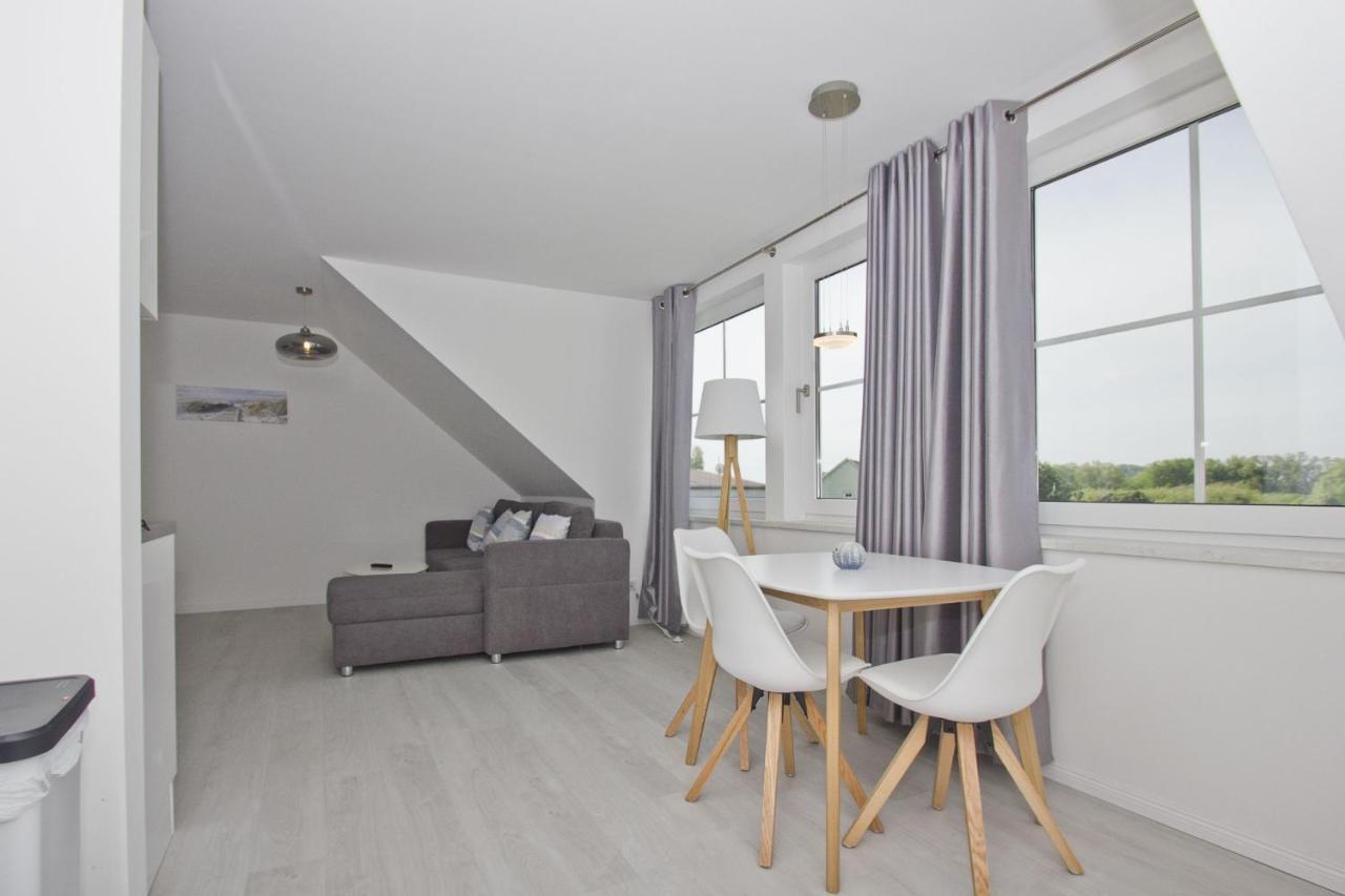 Appartementhaus Inselwind FeWo 13 MEERstrand Meerblick, Gartennutzung Groß Zicker Exterior foto