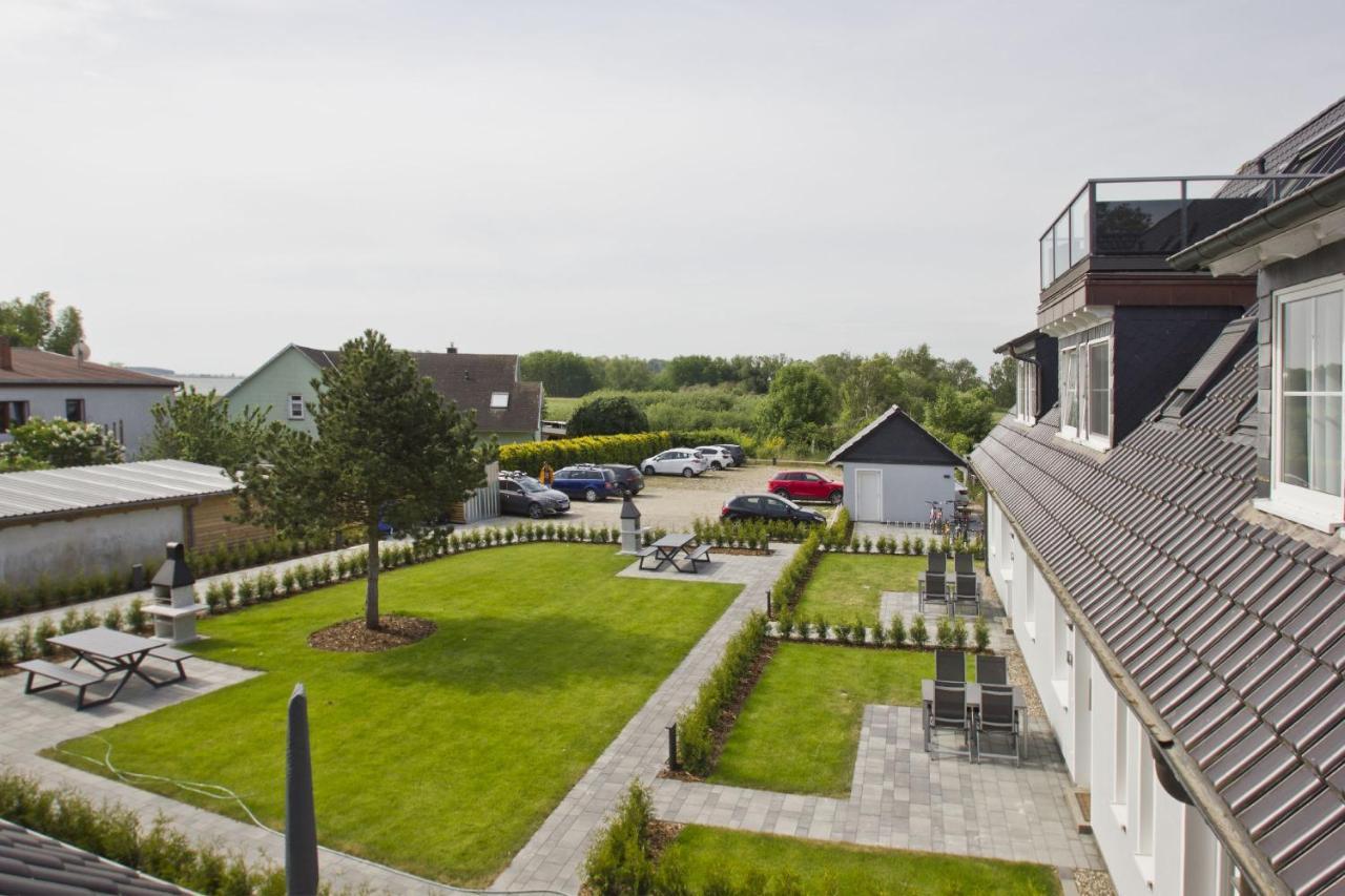Appartementhaus Inselwind FeWo 13 MEERstrand Meerblick, Gartennutzung Groß Zicker Exterior foto